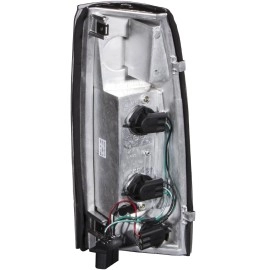 Anzo 211140 - G2 Tail Lights (Chrome Housing, Clear / Red Lens)