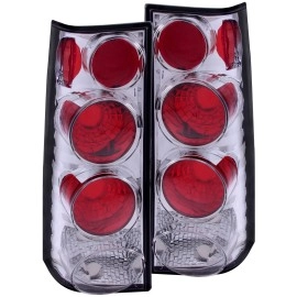 Anzo 211147 - Tail Lights (Chrome Housing, Clear / Red Lens)