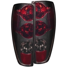 Anzo 211152 - Tail Lights (Chrome Housing, Red / Smoke Lens)