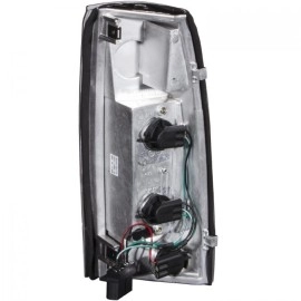 Anzo 211157 - G2 Tail Lights (Chrome Housing, Red / Smoke Lens)