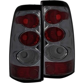 Anzo 211159 - Tail Lights (Chrome Housing, Red / Smoke Lens)