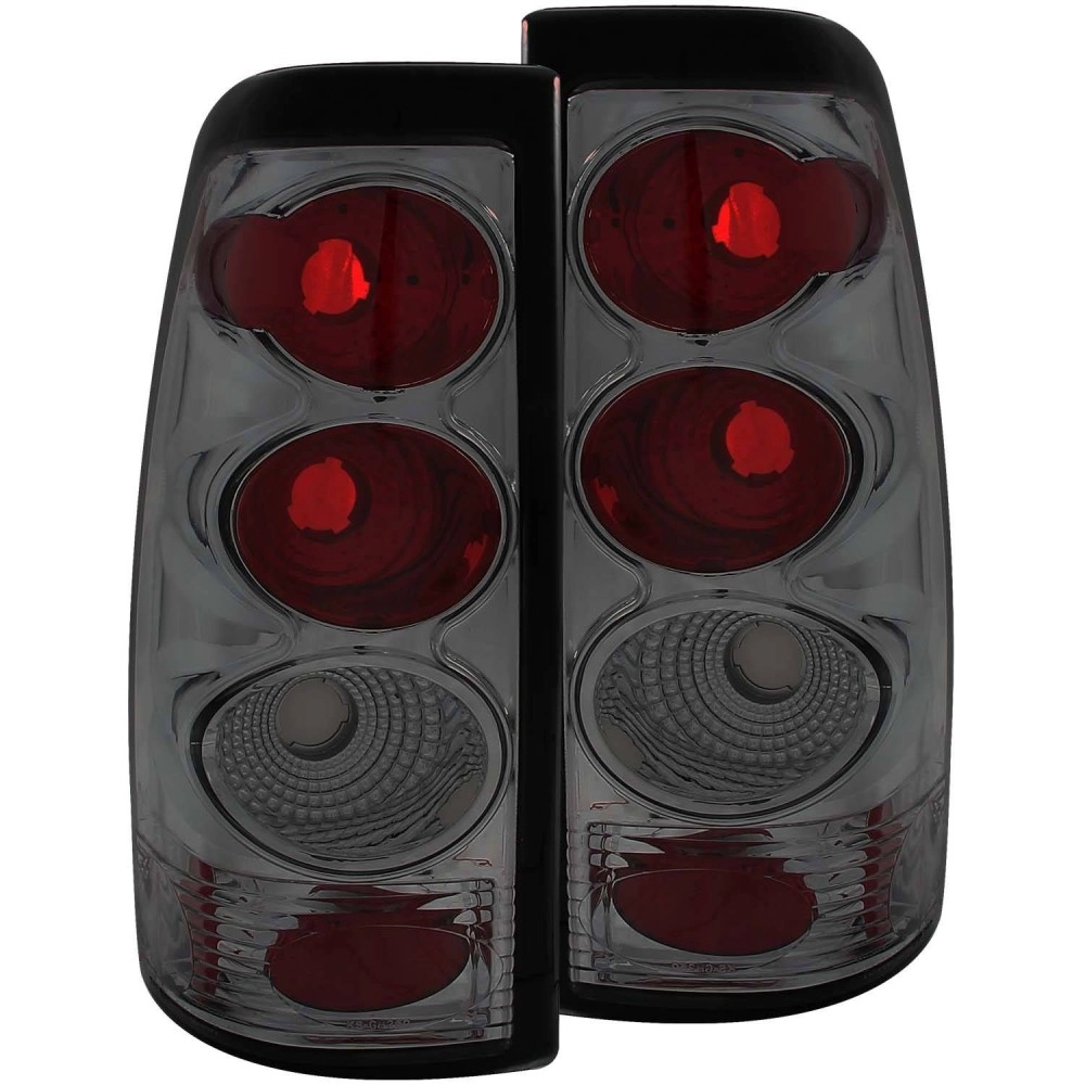 Anzo 211161 - Tail Lights (Chrome Housing, Smoke Lens)