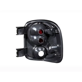 Anzo 211162 - Tail Lights (Chrome Housing, Red / Smoke Lens)