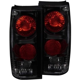Anzo 211163 - Tail Lights (Chrome Housing, Red / Smoke Lens)