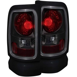 Anzo 211170 - Tail Lights (Black Housing, Red / Smoke Lens)