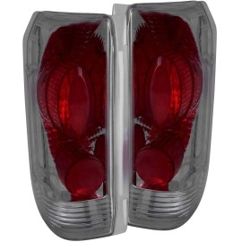 Anzo 211173 - G2 Tail Lights (Chrome Housing, Red / Smoke Lens)
