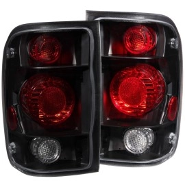 Anzo 211178 - G2 Tail Lights (Black Housing, Red / Smoke Lens)