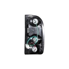 Anzo 211180 - G2 Tail Lights (Chrome Housing, Red / Smoke Lens)