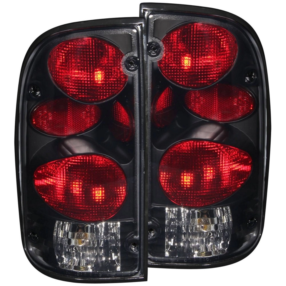 Anzo 211180 - G2 Tail Lights (Chrome Housing, Red / Smoke Lens)