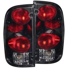 Anzo 211180 - G2 Tail Lights (Chrome Housing, Red / Smoke Lens)