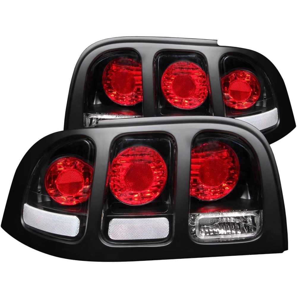 Anzo 221020 - Tail Lights (Black Housing, Clear / Red Lens)