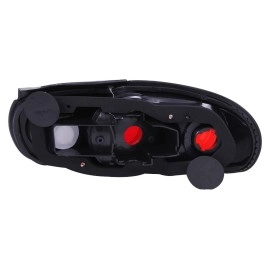 Anzo 221075 - Tail Lights (Chrome Housing, Clear / Red Lens)