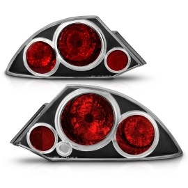 Anzo 221081 - Tail Lights (Black Housing, Clear / Red Lens)
