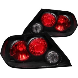 Anzo 221086 - Tail Lights (Black Housing, Clear / Red Lens)