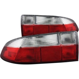 Anzo 221131 - Tail Lights (Chrome Housing, Clear / Red Lens)