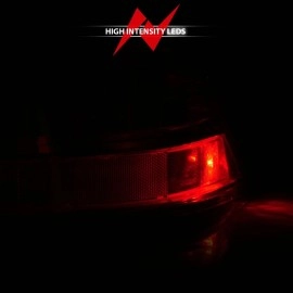 Anzo 221143 - Tail Lights (Chrome Housing, Clear / Red Lens)