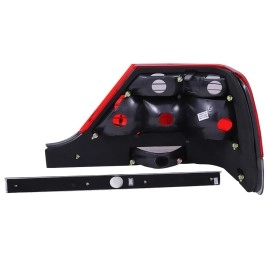 Anzo 221154 - Tail Lights (Chrome Housing, Red / Smoke Lens)
