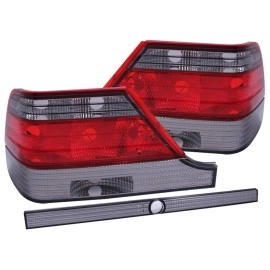 Anzo 221154 - Tail Lights (Chrome Housing, Red / Smoke Lens)