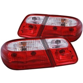 Anzo 221162 - Tail Lights (Chrome Housing, Clear / Red Lens)