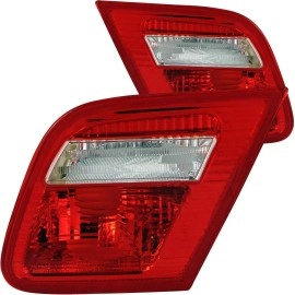 Anzo 221164 - Tail Lights (Chrome Housing, Clear / Red Lens)