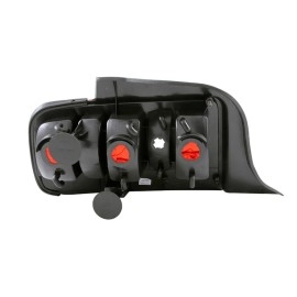Anzo 221166 - Tail Lights (Chrome Housing, Clear / Red Lens)