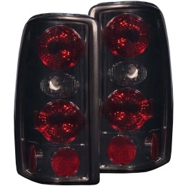 Anzo 221178 - Tail Lights (Chrome Housing, Red / Smoke Lens)