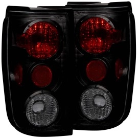 Anzo 221184 - G2 Tail Lights (Black Housing, Red / Smoke Lens)