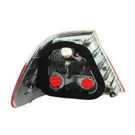 Anzo 221202 - Tail Lights (Chrome Housing, Red / Smoke Lens)