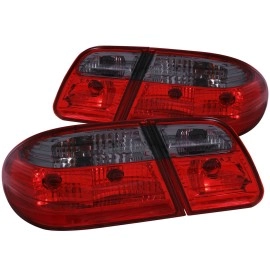 Anzo 221207 - G2 Tail Lights (Chrome Housing, Red / Smoke Lens)