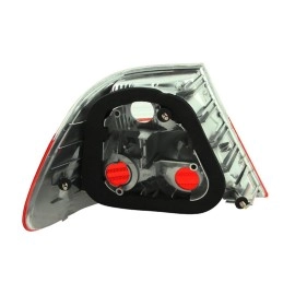 Anzo 221217 - Tail Lights (Chrome Housing, Clear / Red Lens)