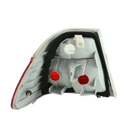 Anzo 221218 - Tail Lights (Chrome Housing, Clear / Red Lens)