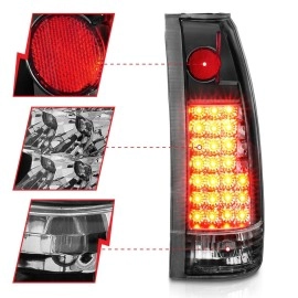Anzo 311006 - G2 LED Tail Lights (Black Housing, Clear Lens)