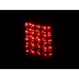 Anzo 311015 - LED Tail Lights (Black Housing, Clear Lens)