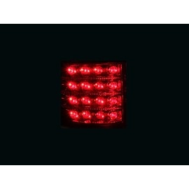 Anzo 311022 - LED Tail Lights (Chrome Housing, Clear / Red Lens)