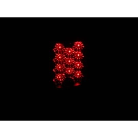 Anzo 311024 - LED Tail Lights (Black Housing, Clear Lens)