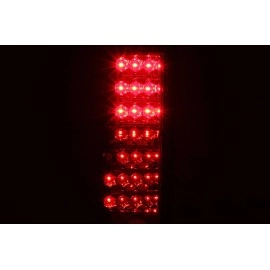 Anzo 311034 - LED Tail Lights (Chrome Housing, Clear / Red Lens)