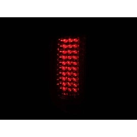 Anzo 311047 - LED Tail Lights (Chrome Housing, Clear / Red Lens)