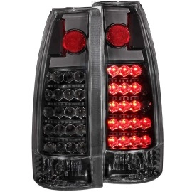 Anzo 311059 - LED Tail Lights (Black Housing, Clear Lens)