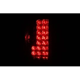 Anzo 311071 - LED Tail Lights (Chrome Housing, Clear / Red Lens)