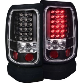 Anzo 311073 - LED Tail Lights (Black Housing, Clear Lens)