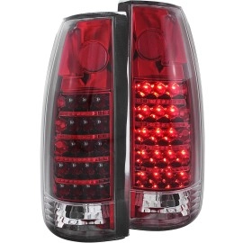Anzo 311079 - G2 LED Tail Lights (Red Housing, Clear Lens)