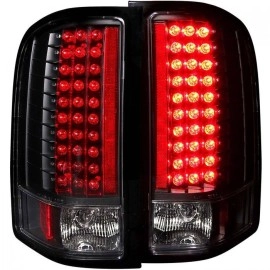 Anzo 311081 - LED Tail Lights (Black Housing, Clear Lens)
