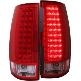 Anzo 311082 - G3 LED Tail Lights (Chrome Housing, Clear / Red Lens)