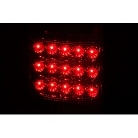 Anzo 311095 - LED Tail Lights (Chrome Housing, Clear / Red Lens)