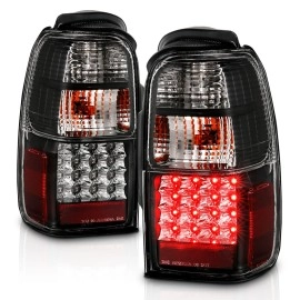 Anzo 311099 - LED Tail Lights (Black Housing, Clear Lens)