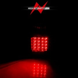 Anzo 311099 - LED Tail Lights (Black Housing, Clear Lens)