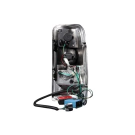 Anzo 311100 - G2 LED Tail Lights (Chrome Housing, Clear / Red Lens)