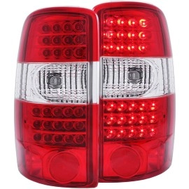 Anzo 311100 - G2 LED Tail Lights (Chrome Housing, Clear / Red Lens)