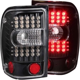 Anzo 311107 - G2 LED Tail Lights (Black Housing, Clear Lens)