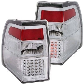 Anzo 311109 - LED Tail Lights (Chrome Housing, Clear Lens)